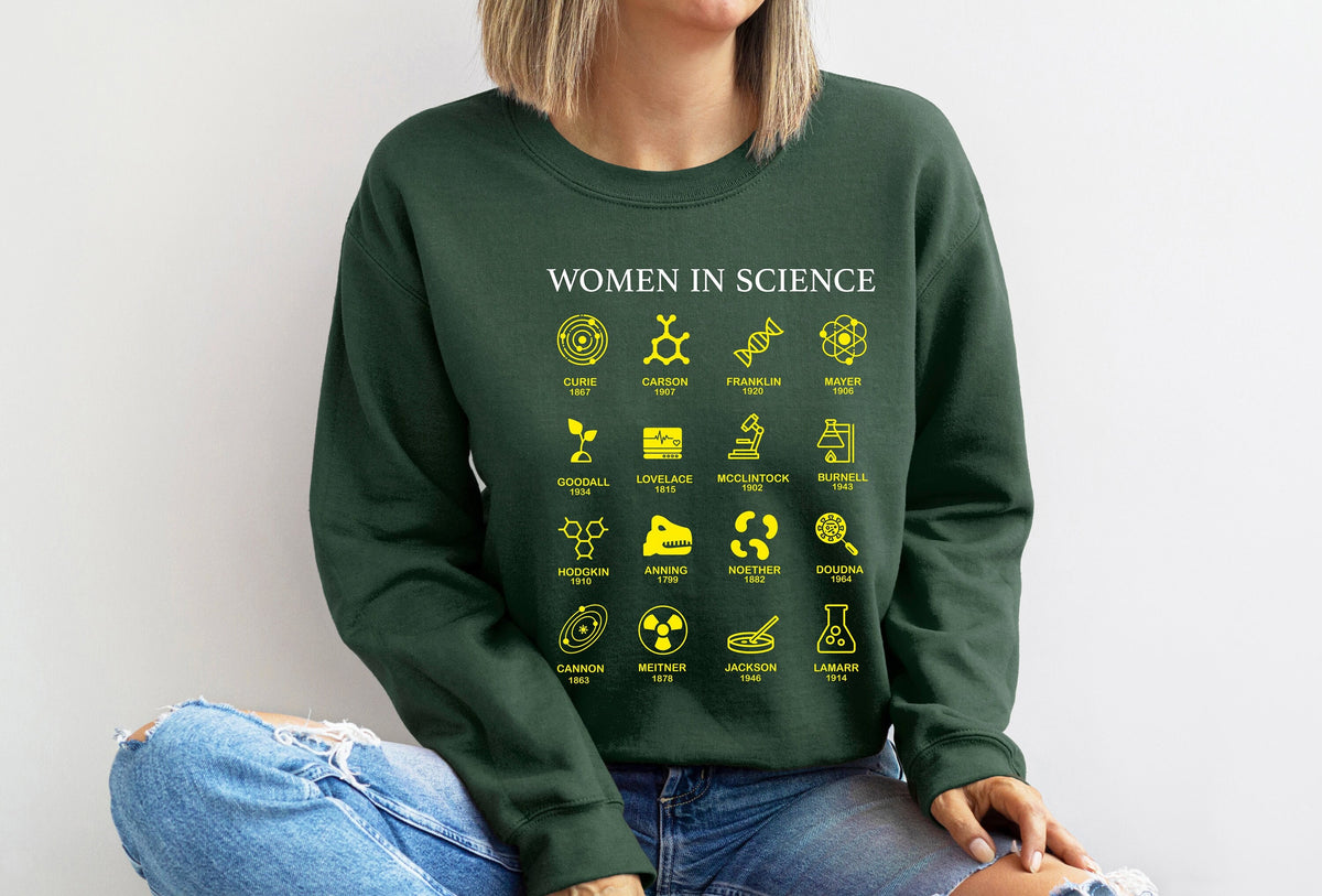 Women in Science T-shirt: Chemist, Biologist, Physicist Gift