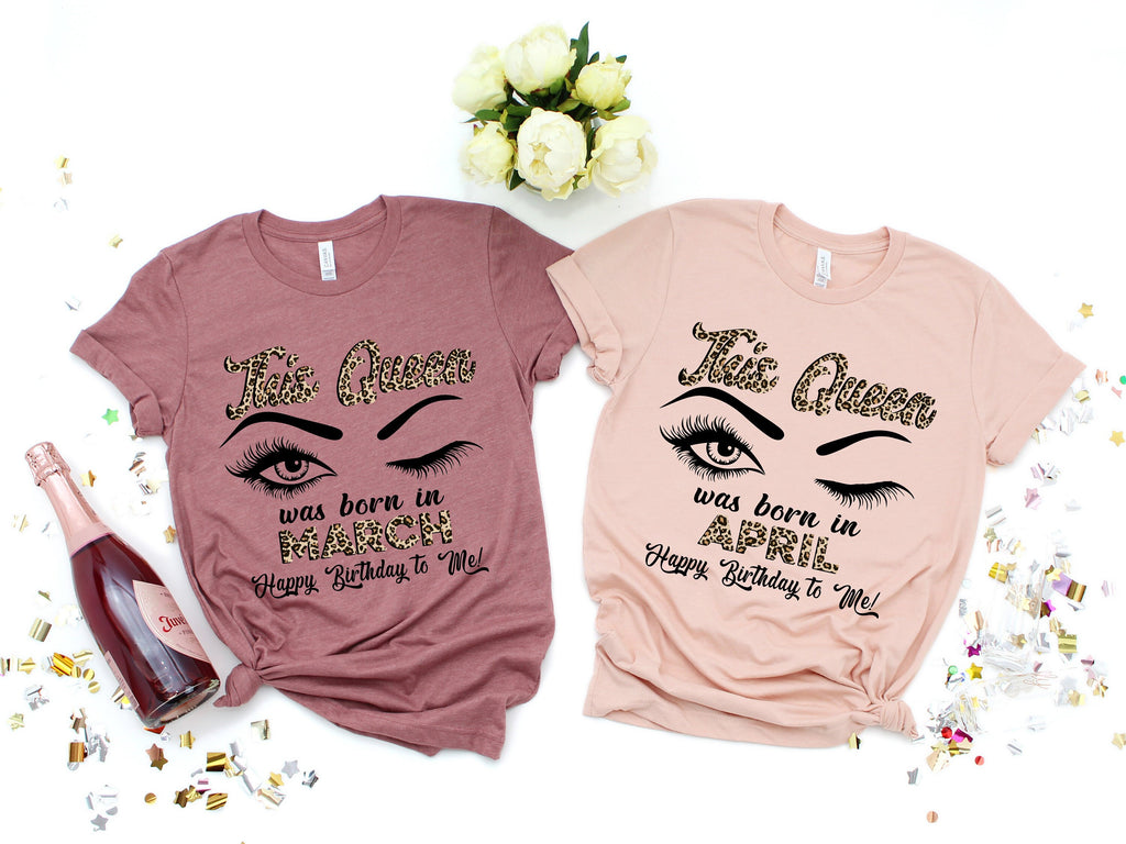 Custom Birthday Queen Shirt: Personalized Birthday Gift
