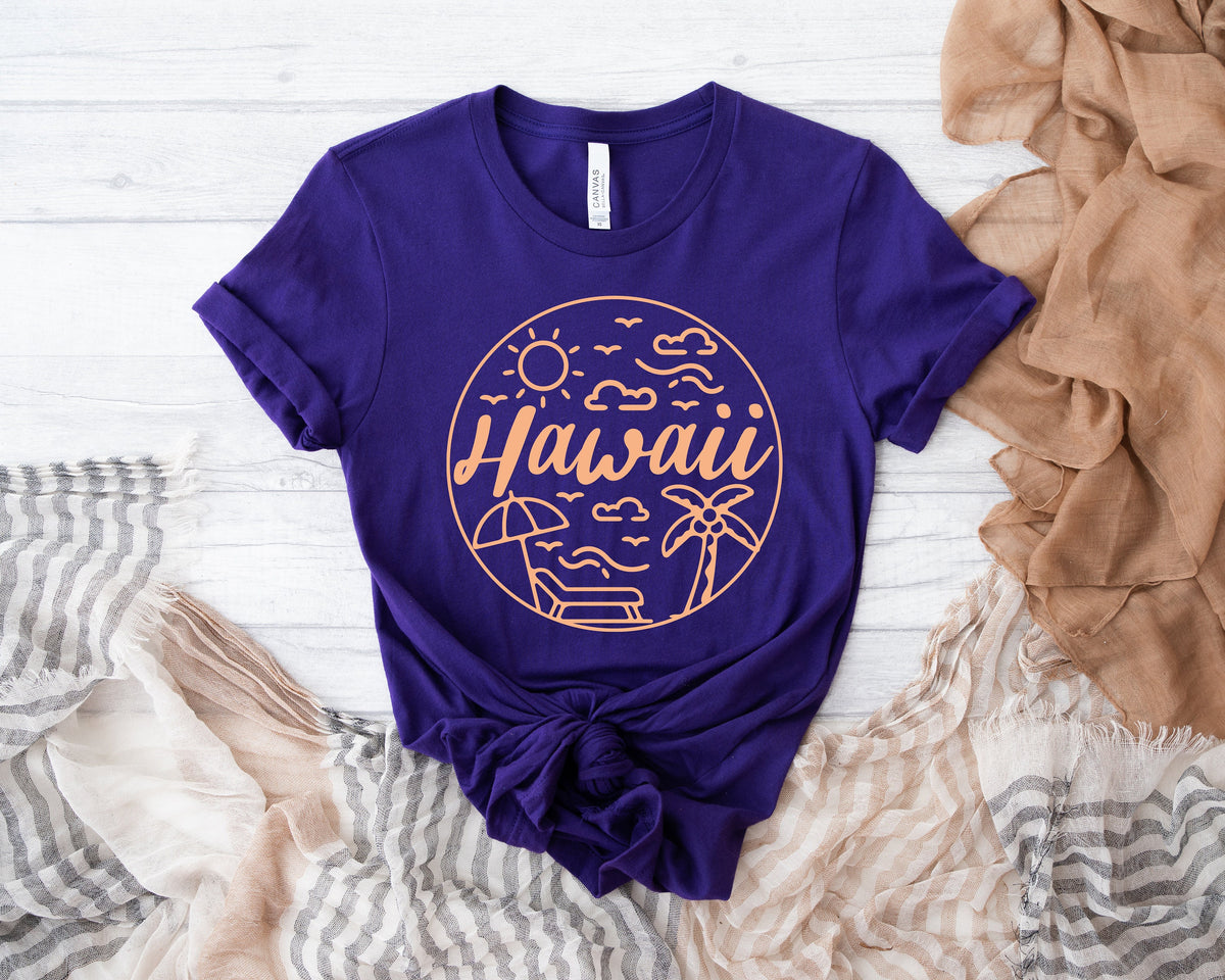 Hawaii Vacation Shirt: Beach Graphic Tee, Matching Family Gift