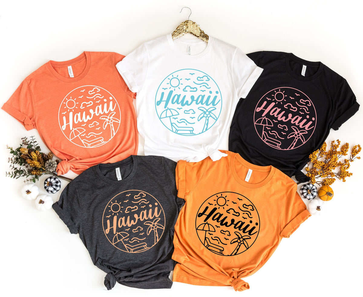 Hawaii Vacation Shirt: Beach Graphic Tee, Matching Family Gift