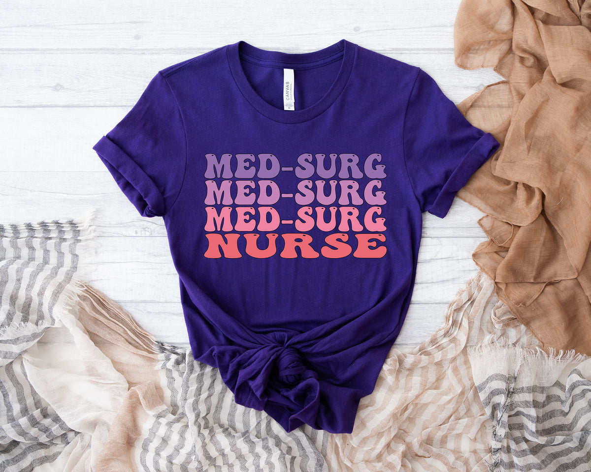 Med Surg Nurse Crewneck Sweatshirt - Nursing School Tee
