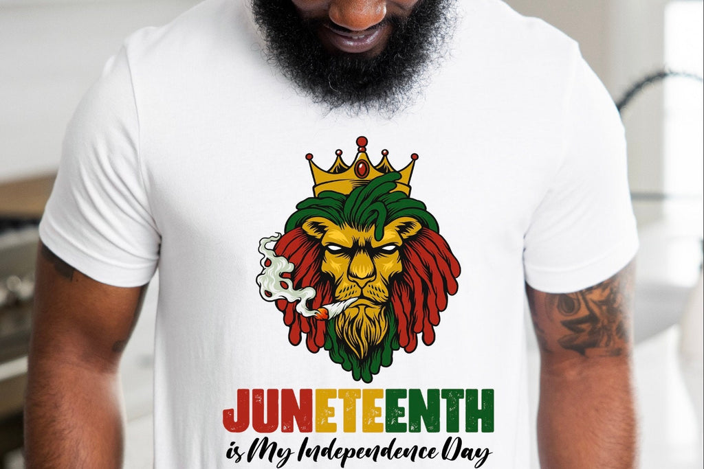 Juneteenth Lion Shirt: Black History Freedom Day Tee
