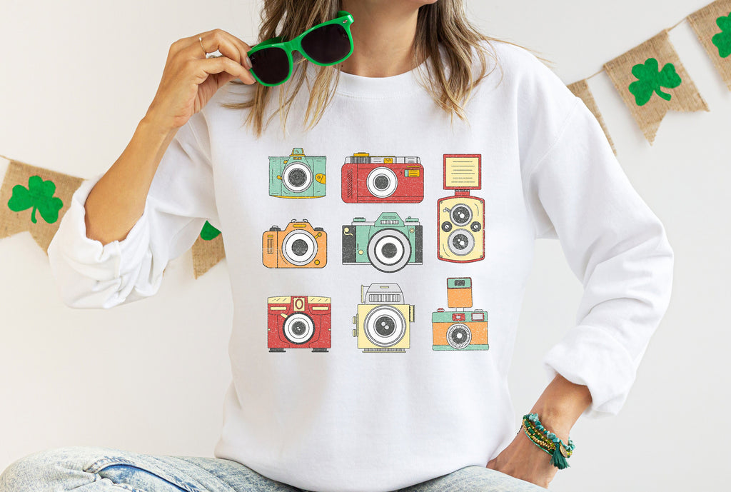 Vintage Camera T-Shirt: Photography Lover Gift