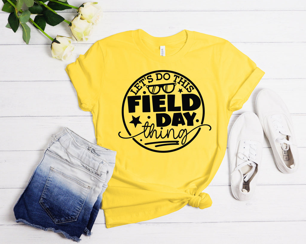 School Field Day Shirt: Teacher Life, Fun Day Tee