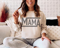 Checkered Mama Shirt: Retro Leopard Print Mom Life Tee