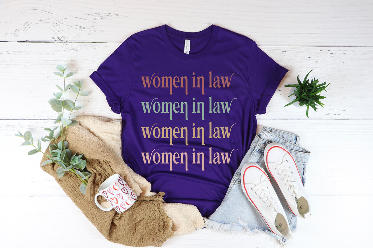 Retro Women in Law Sweatshirt: Law Student Crewneck