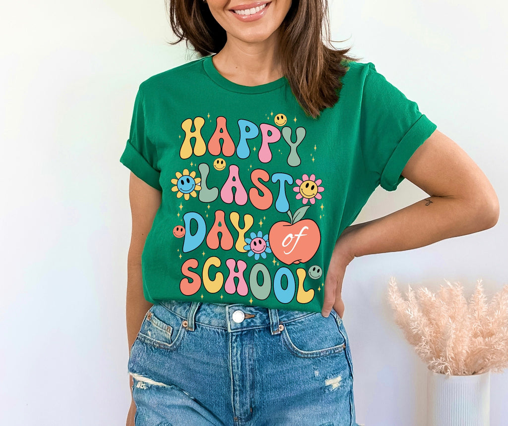 Groovy Last Day of School Shirt: Funny Teacher Tee