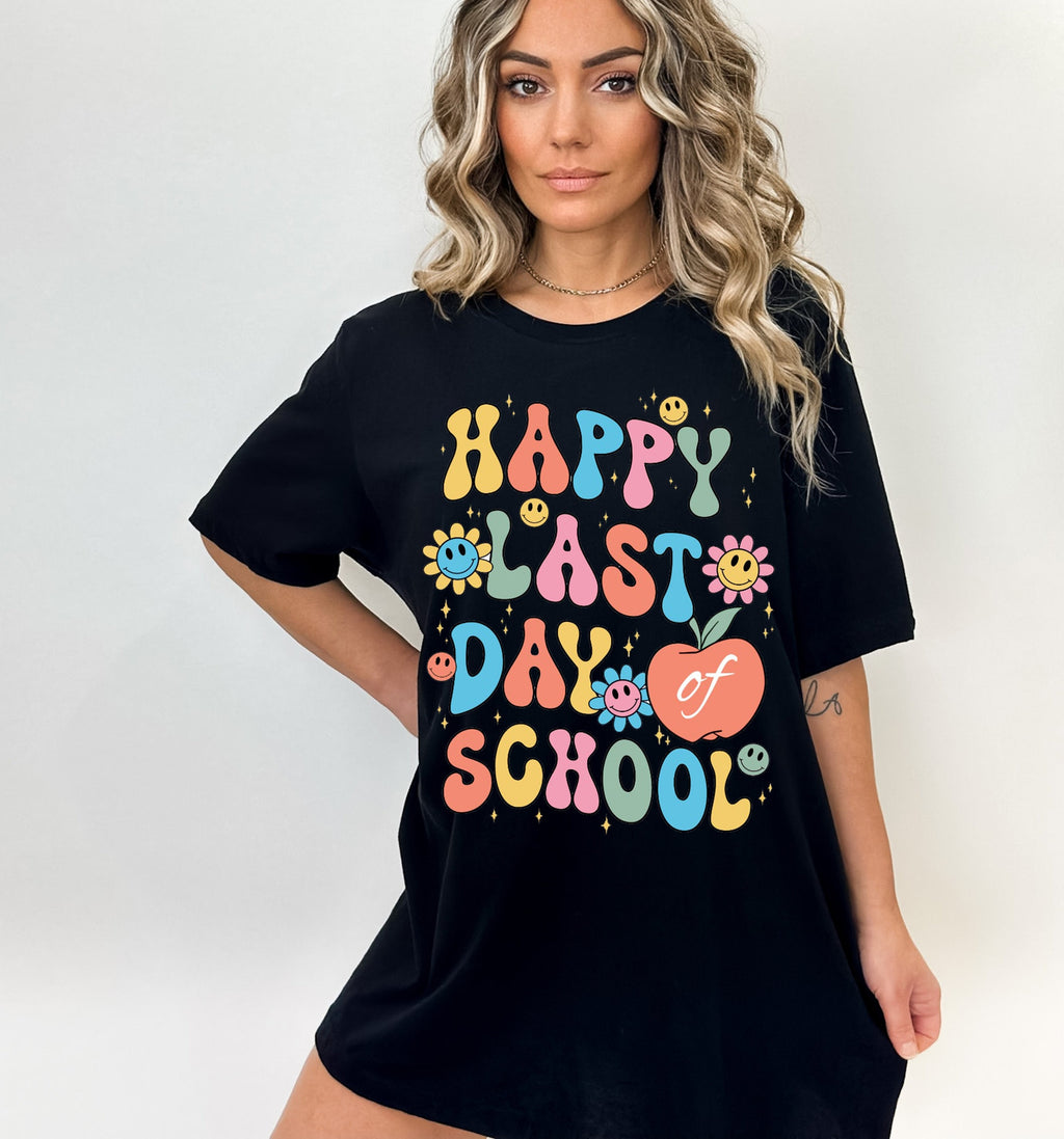 Groovy Last Day of School Shirt: Funny Teacher Tee