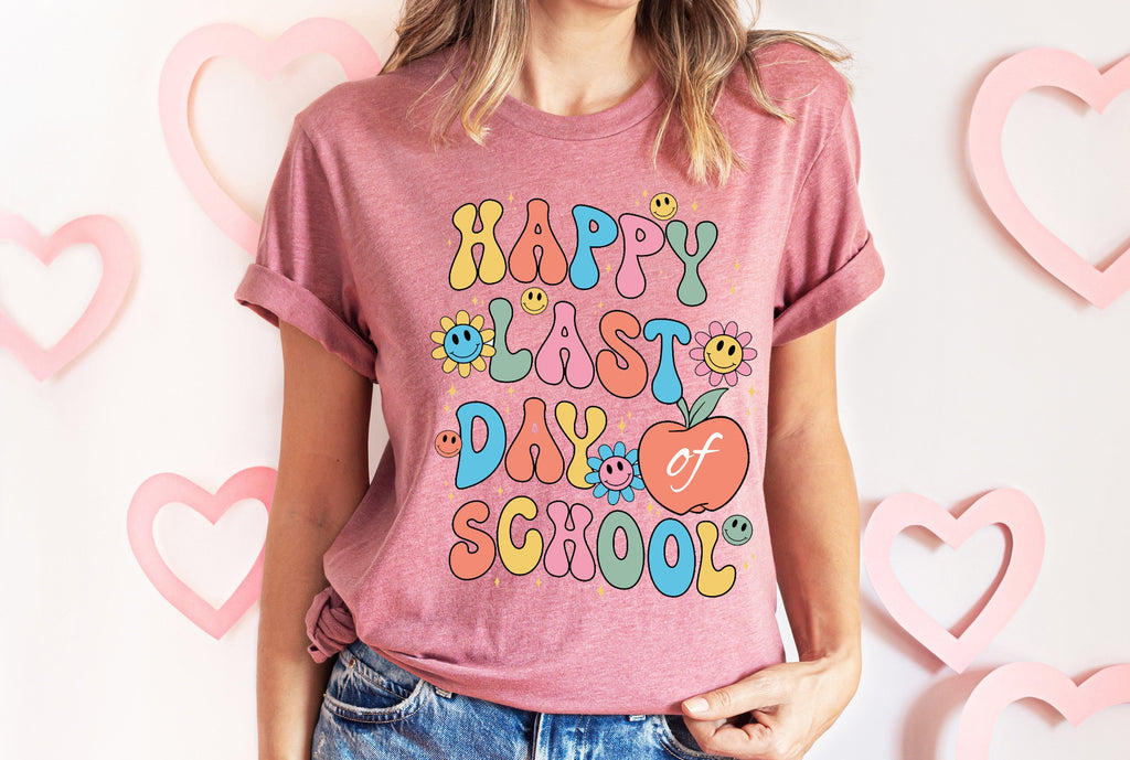 Groovy Last Day of School Shirt: Funny Teacher Tee