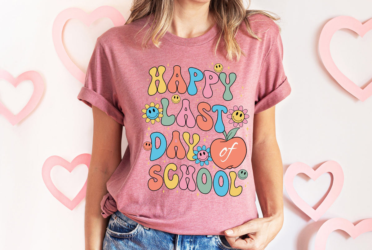 Groovy Last Day of School Shirt: Funny Teacher Tee