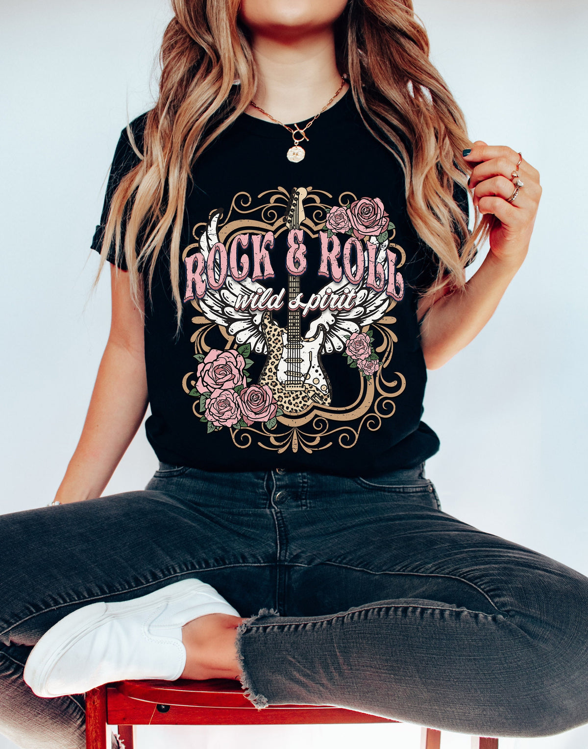 Custom Rock n Roll T-shirt: Vintage Guitar Tee, Music Lover Gift