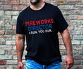 Fireworks Director T-Shirt, Stars and Stripes, 4th of July Shirt