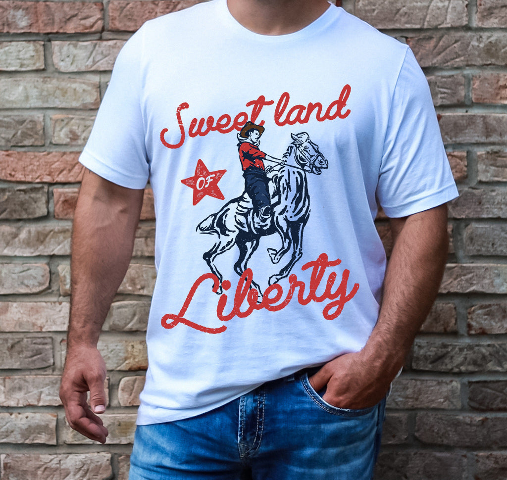 Sweet Land of Liberty Shirt: 4th of July USA Tee