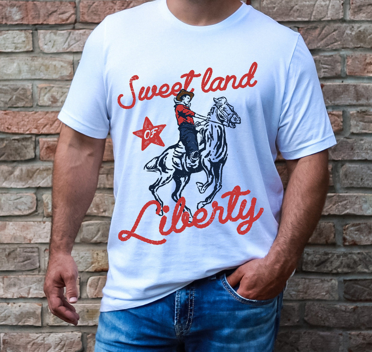 Sweet Land of Liberty Shirt: 4th of July USA Tee