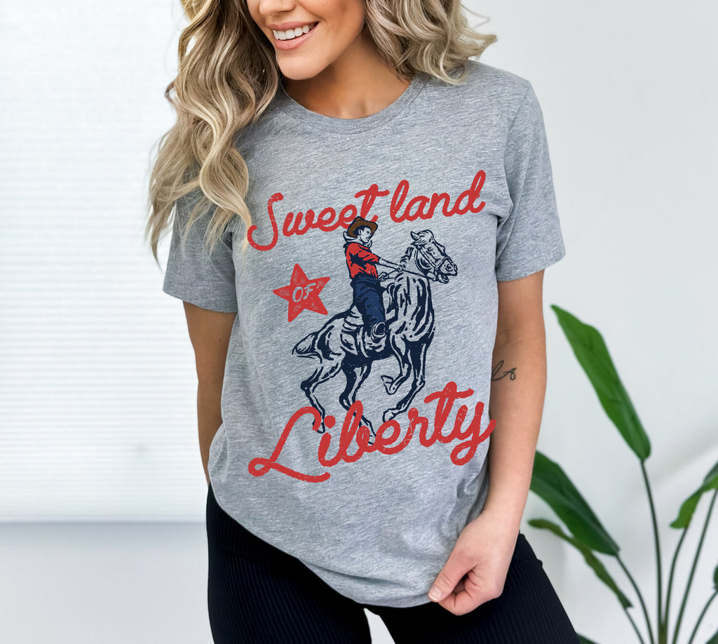 Sweet Land of Liberty Shirt: 4th of July USA Tee