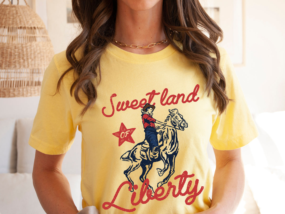 Sweet Land of Liberty Shirt: 4th of July USA Tee
