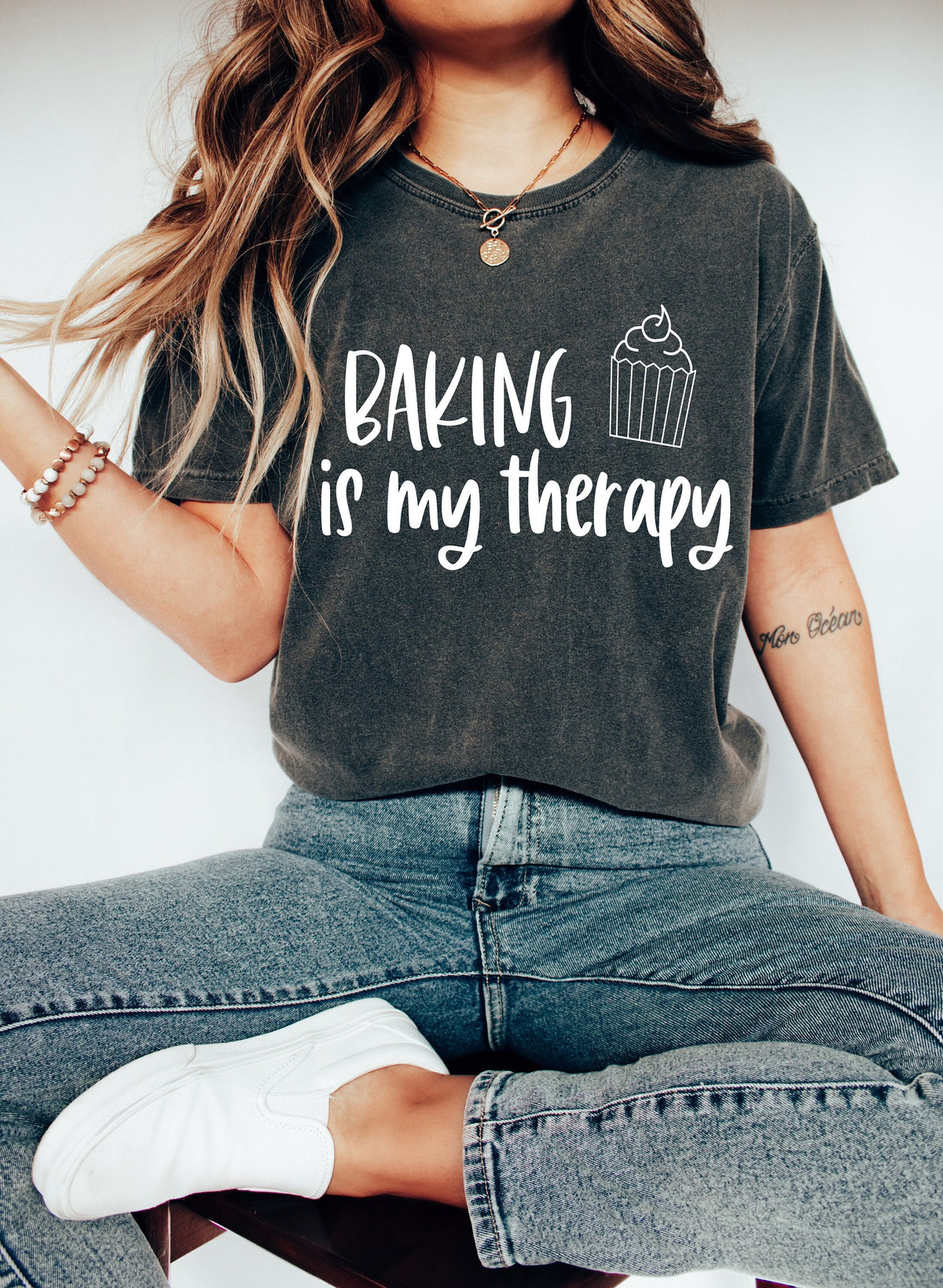 Baking Is My Therapy Shirt: Funny Baker Gift