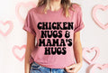 Chicken Nugs & Mama Hugs Shirt: Retro Mom Life Tee