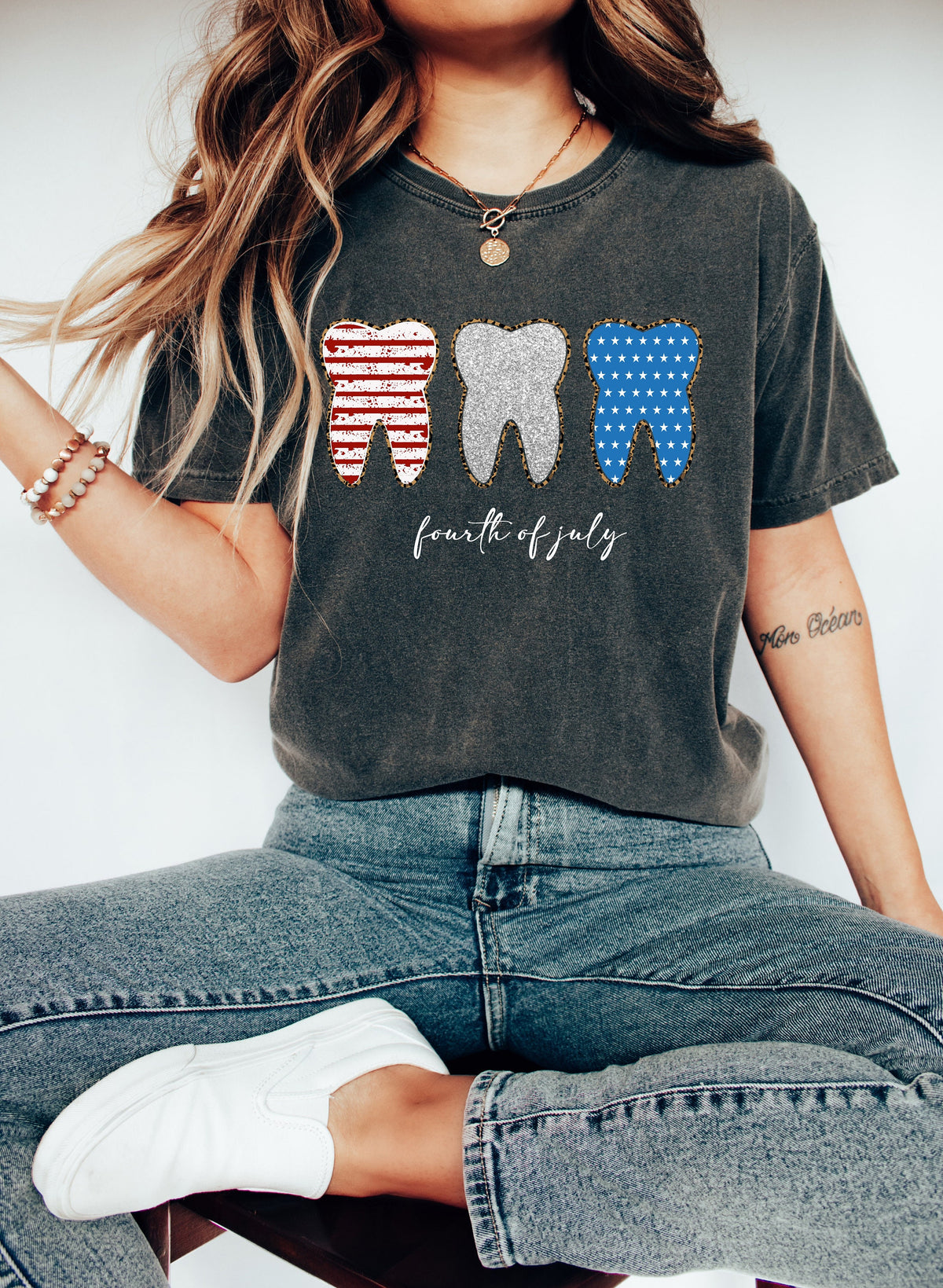 4th of July Dentist T-Shirt: Patriotic Dental Squad Tee