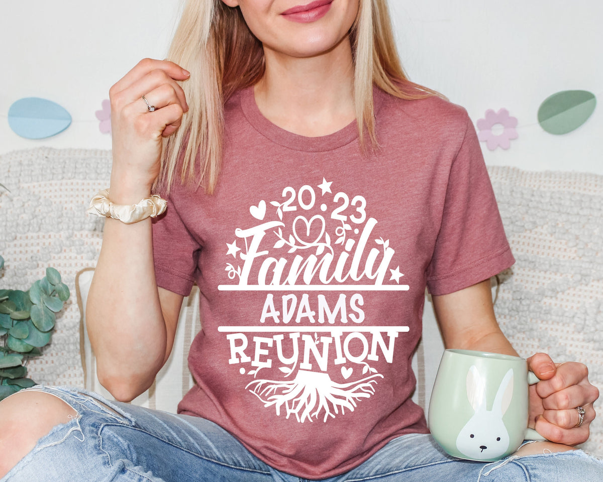 Custom Family Reunion Shirt: Personalized Name, Roots Run Deep