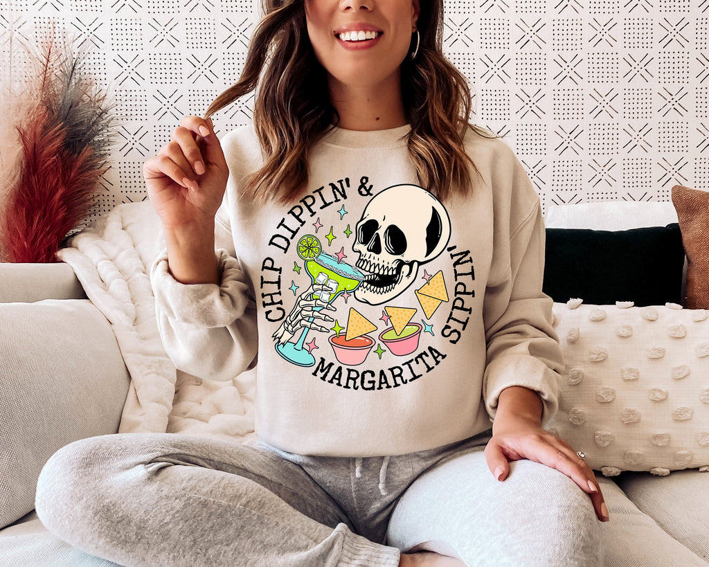 Funny Margarita Shirt: Chippin' Dippin' Sippin' Cinco De Mayo Tee