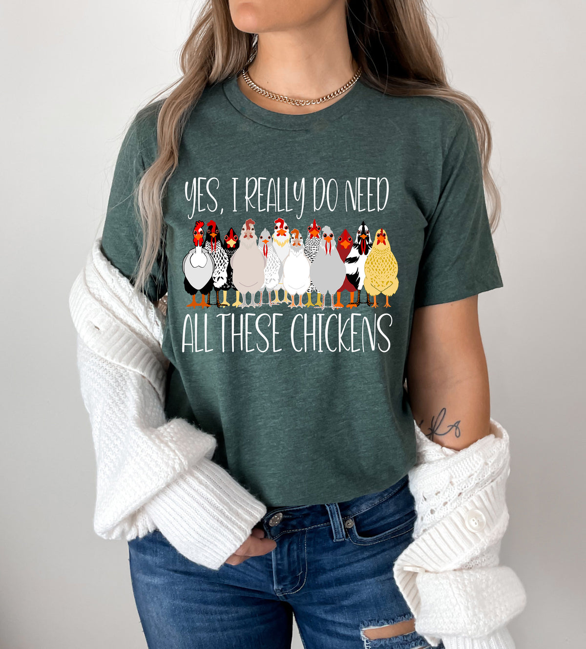 Funny Mama Chicken Shirt: Country Woman Chicken Lover Gift