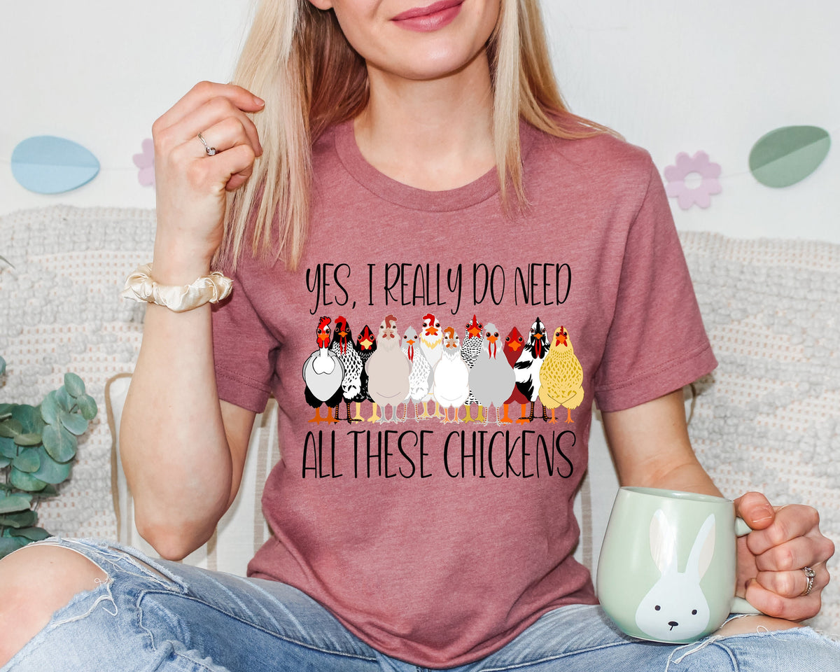Funny Mama Chicken Shirt: Country Woman Chicken Lover Gift