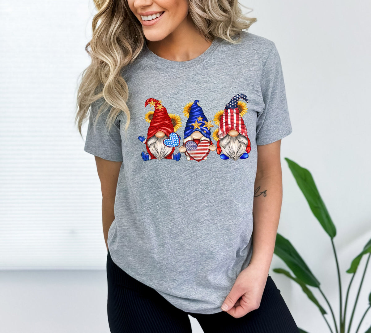 Patriotic Gnome Shirt: USA Gnomies 4th of July Gift