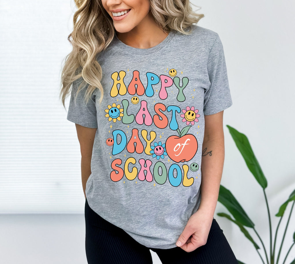 Groovy Last Day of School Shirt: Funny Teacher Tee