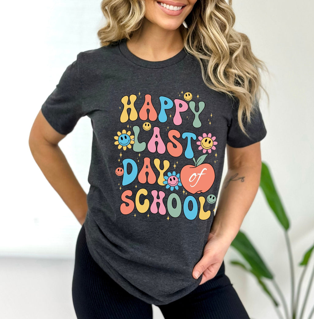 Groovy Last Day of School Shirt: Funny Teacher Tee