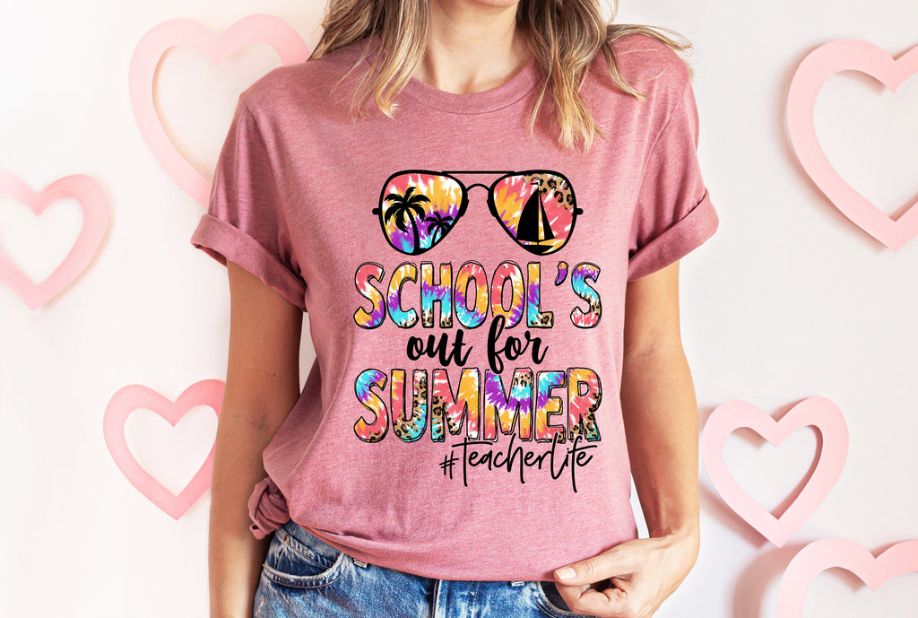 School's Out For Summer T-Shirt: Teacher Vacation Shirt