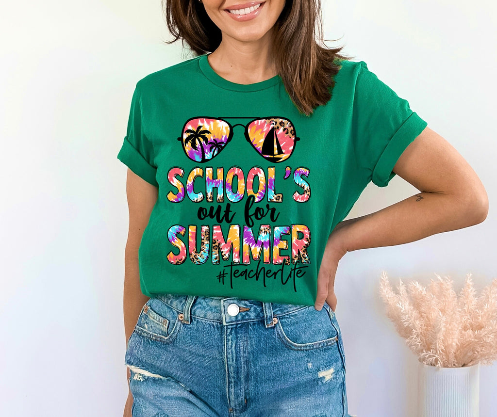School's Out For Summer T-Shirt: Teacher Vacation Shirt