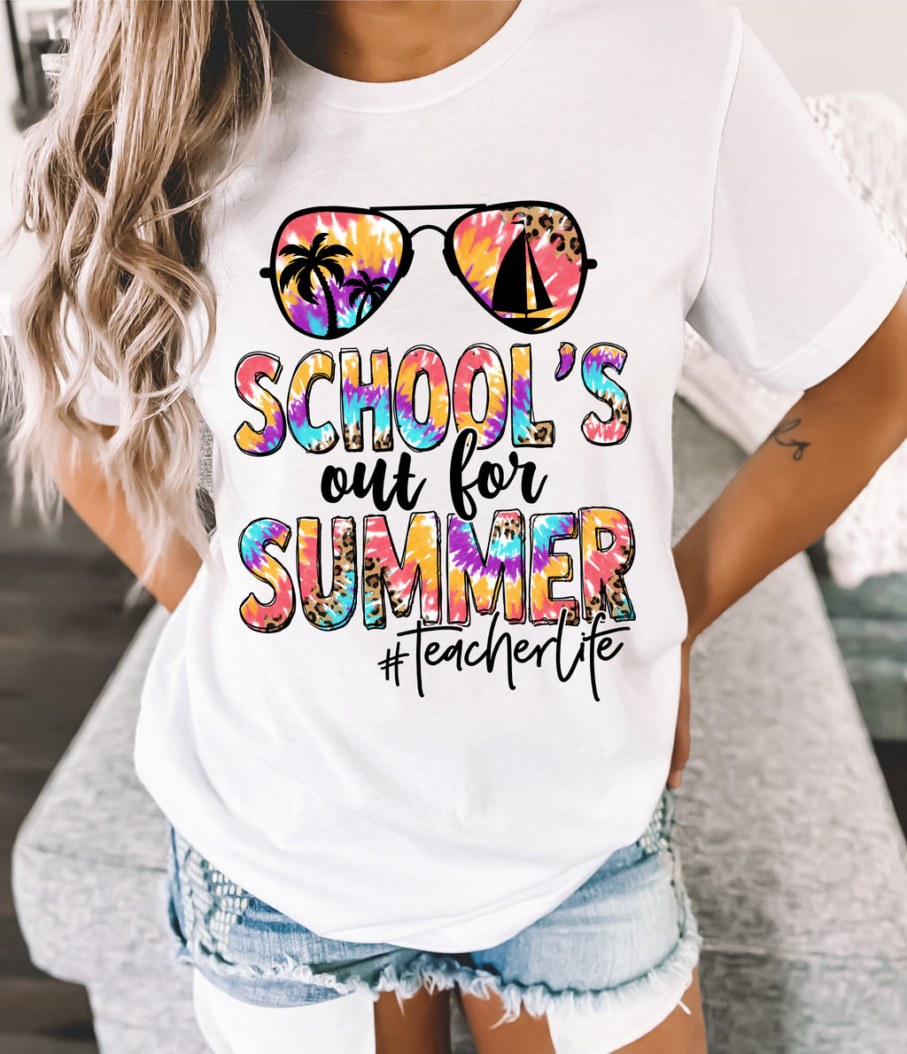 School's Out For Summer T-Shirt: Teacher Vacation Shirt