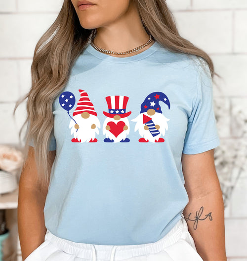 4th of July Gnomes Shirt: Patriotic Independence Day Gift