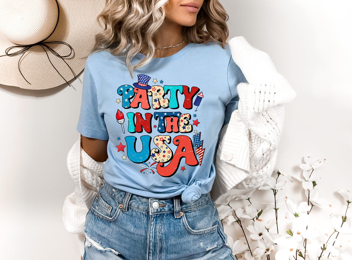 Party In The USA Shirt: 4th of July Patriotic Tee