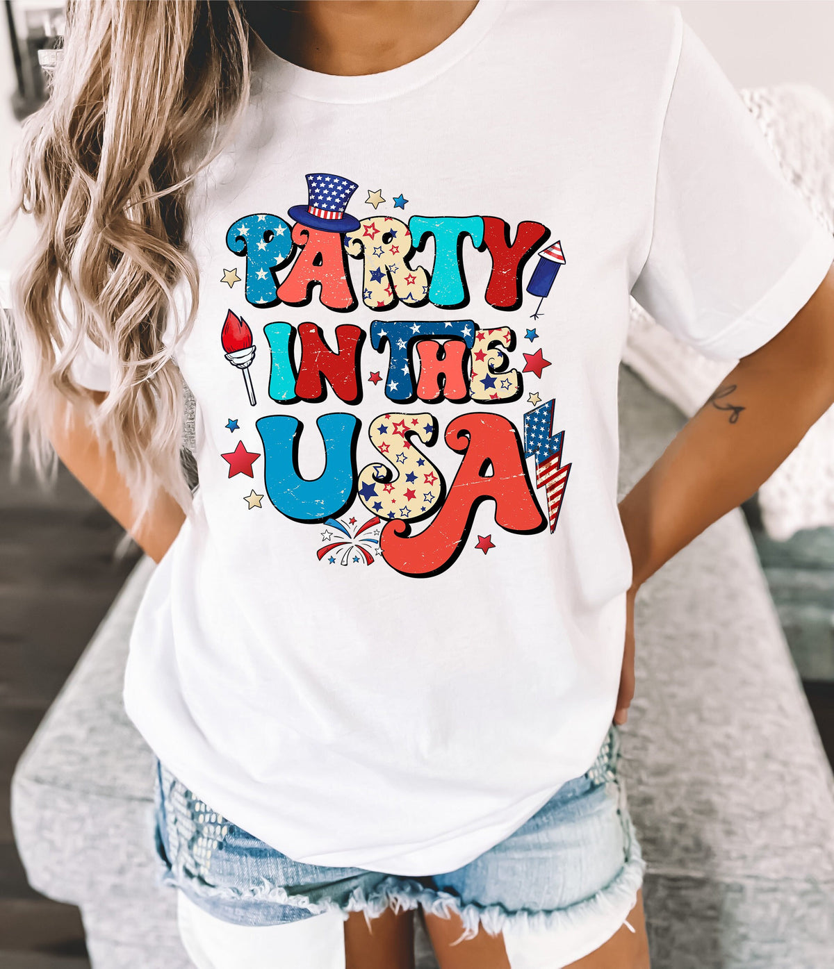 Party In The USA Shirt: 4th of July Patriotic Tee