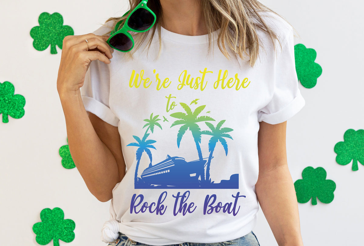 Rock The Boat Cruise T-Shirt: Matching Group Travel Tee