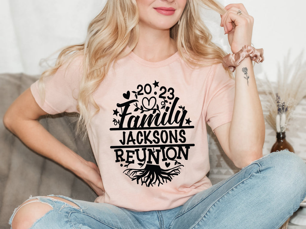 Custom Family Reunion Shirt: Personalized Name, Roots Run Deep