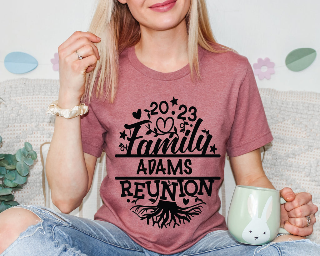 Custom Family Reunion Shirt: Personalized Name, Roots Run Deep