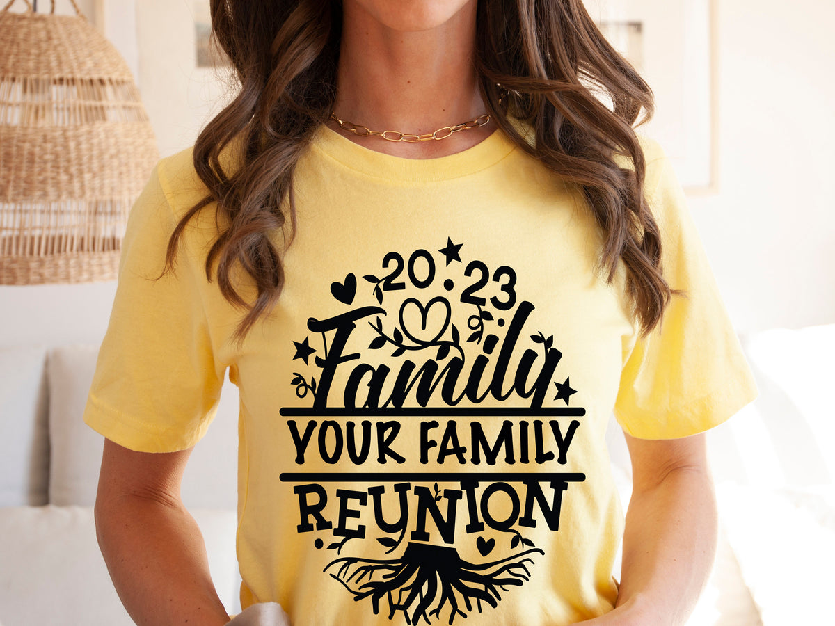 Custom Family Reunion Shirt: Personalized Name, Roots Run Deep