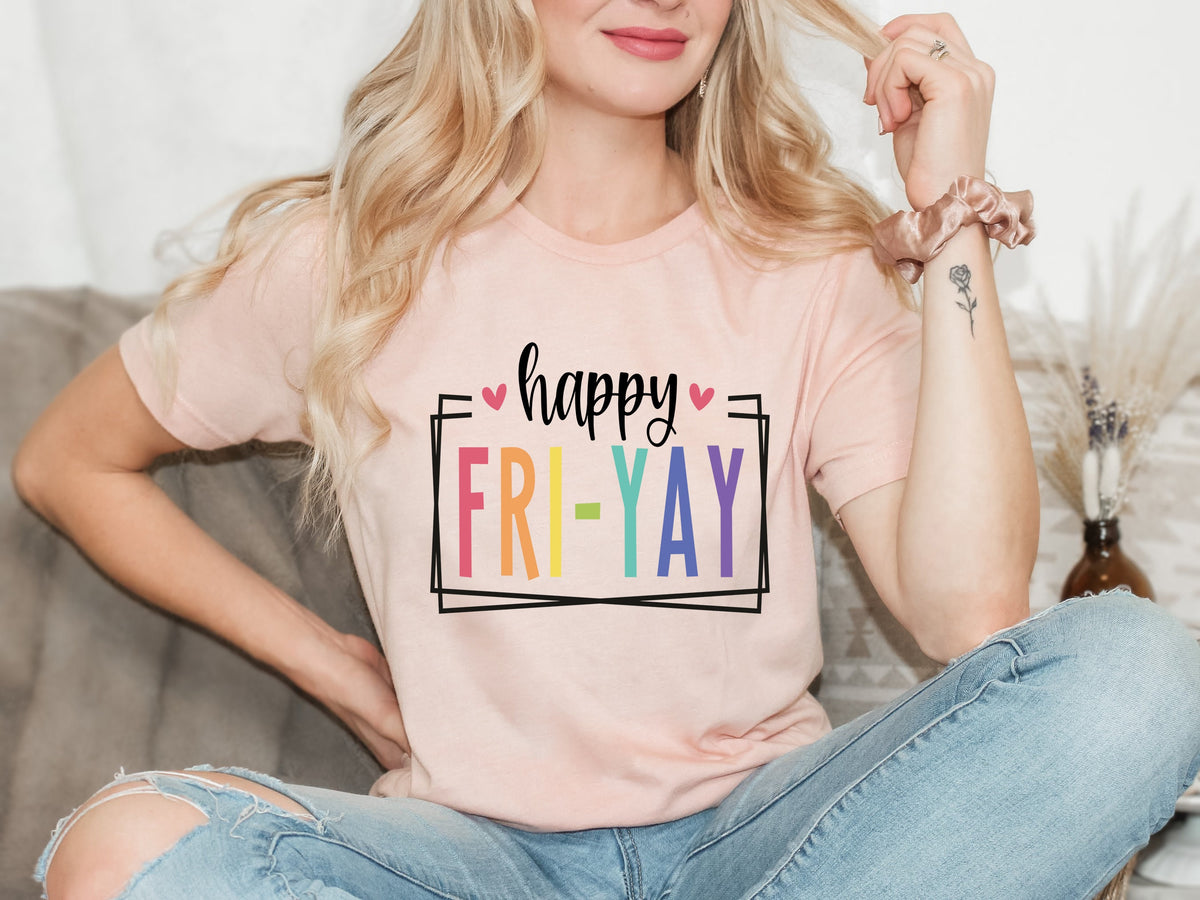 Fri-Yay Teacher Shirt: Custom Weekend T-Shirt
