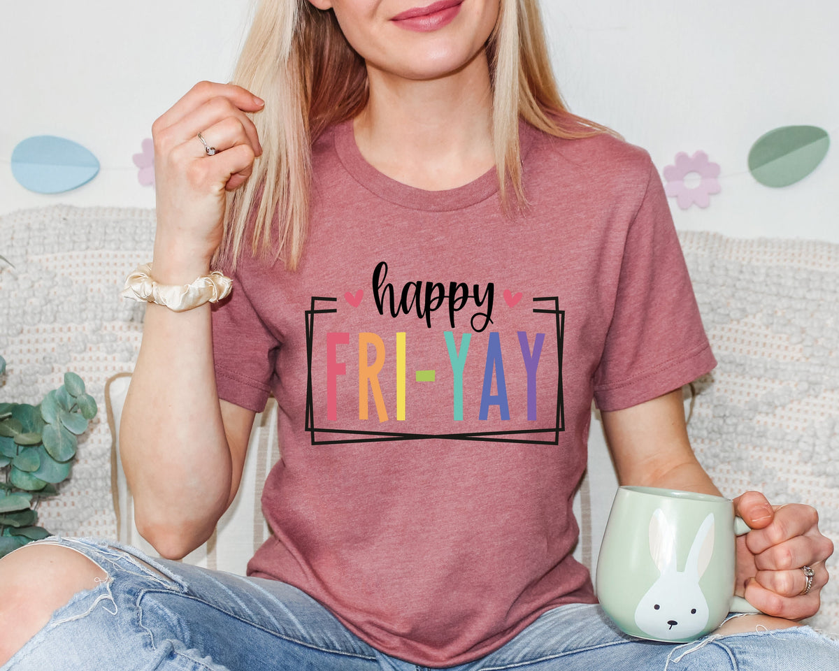 Fri-Yay Teacher Shirt: Custom Weekend T-Shirt