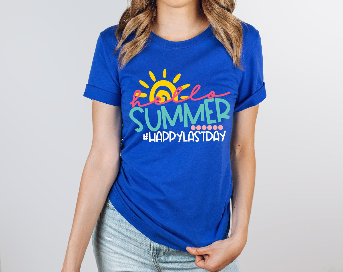 Hello Summer T-Shirt: Happy Last Day of School, End of Year