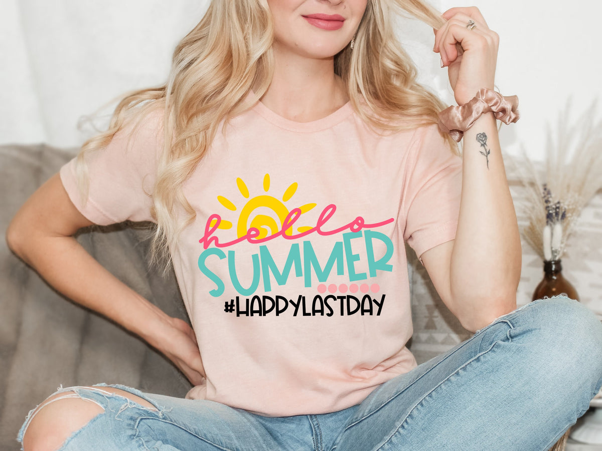Hello Summer T-Shirt: Happy Last Day of School, End of Year