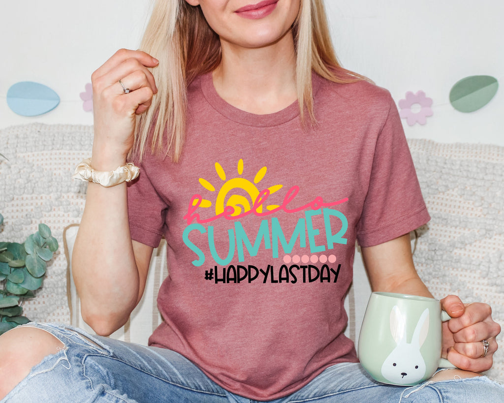 Hello Summer T-Shirt: Happy Last Day of School, End of Year