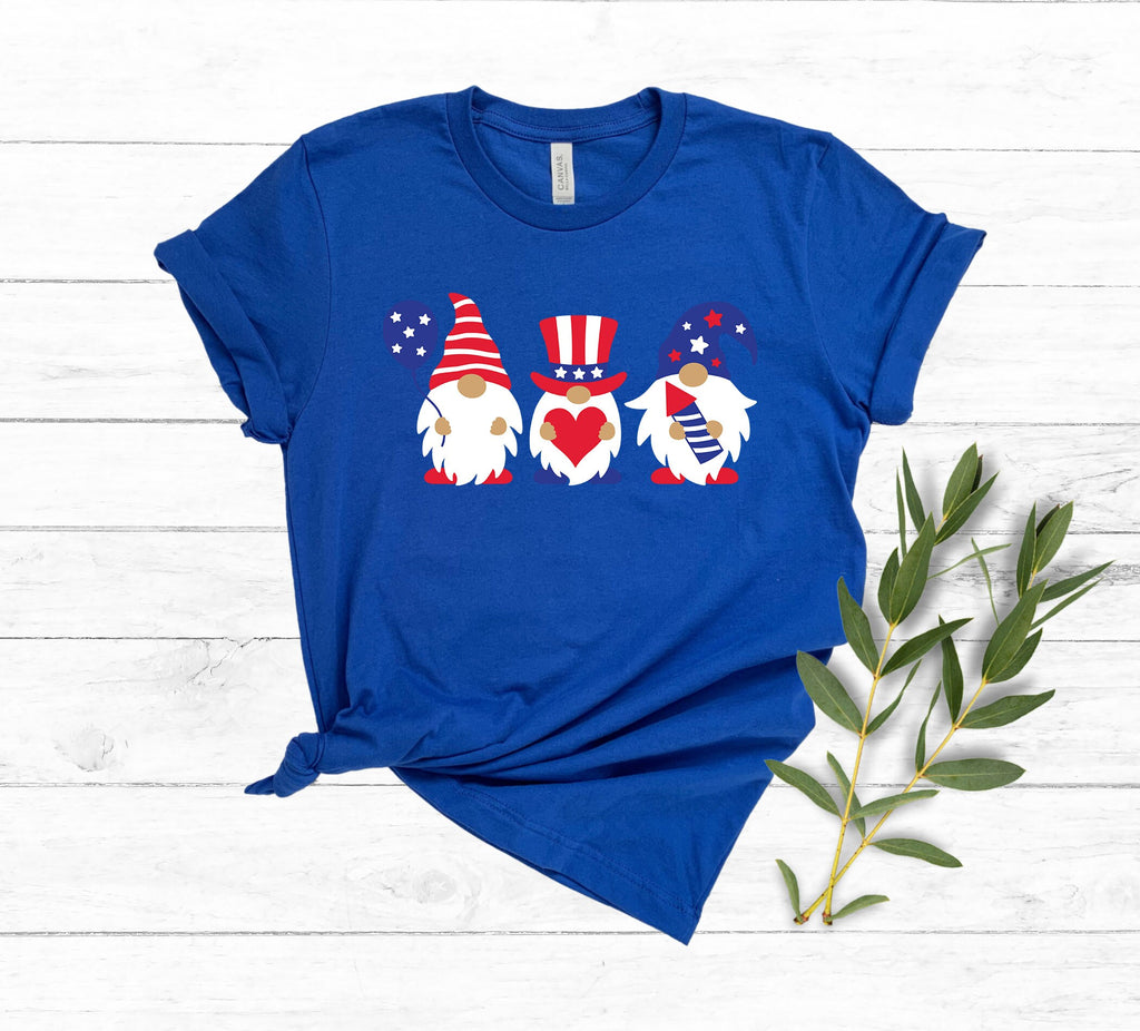 4th of July Gnomes Shirt: Patriotic Independence Day Gift