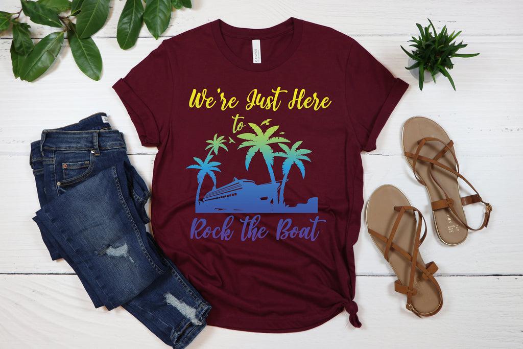 Rock The Boat Cruise T-Shirt: Matching Group Travel Tee
