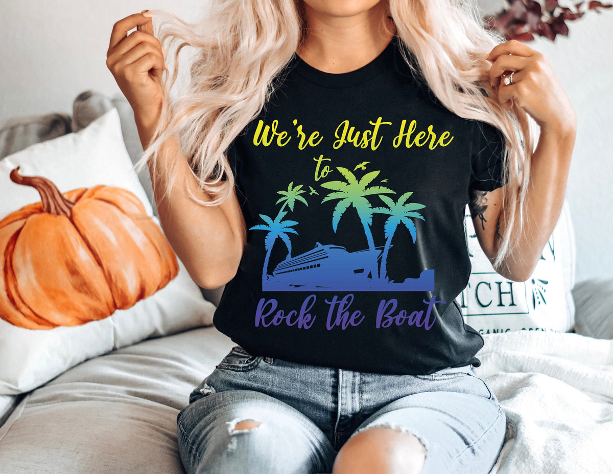 Rock The Boat Cruise T-Shirt: Matching Group Travel Tee