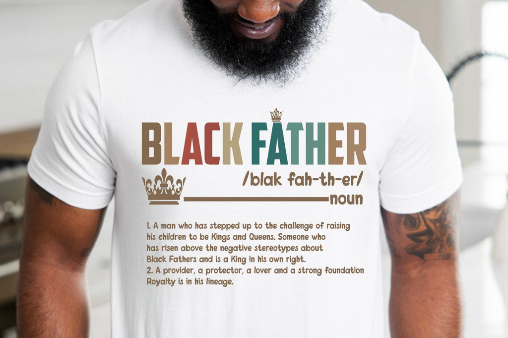 Black Father Definition Shirt, Father's Day Gift