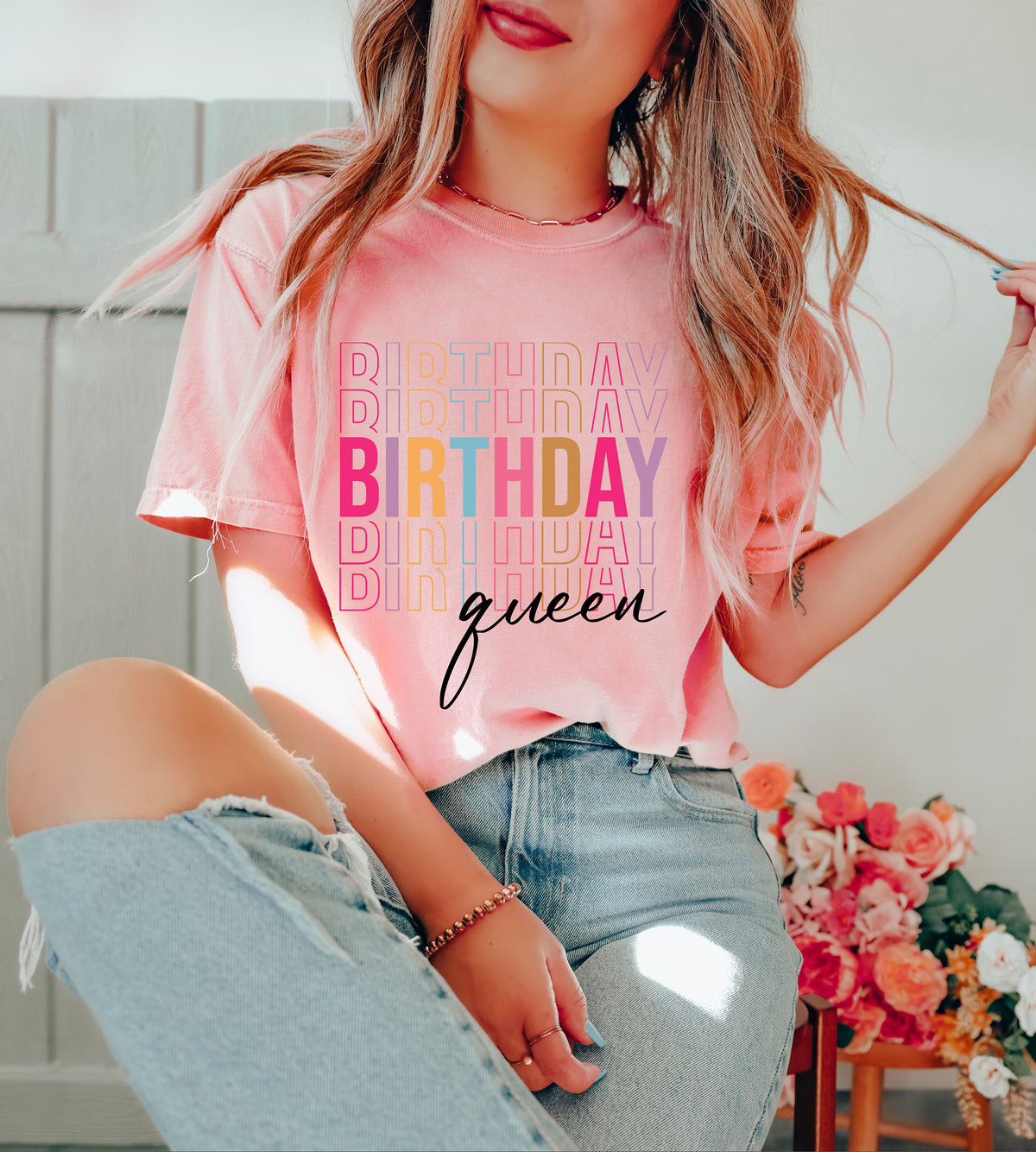 Birthday Queen Shirt: Women's Birthday Party Tee